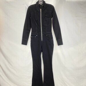 NEW SEROYA Womens Deedee Long Sleeve Flare Leg Jumpsuit